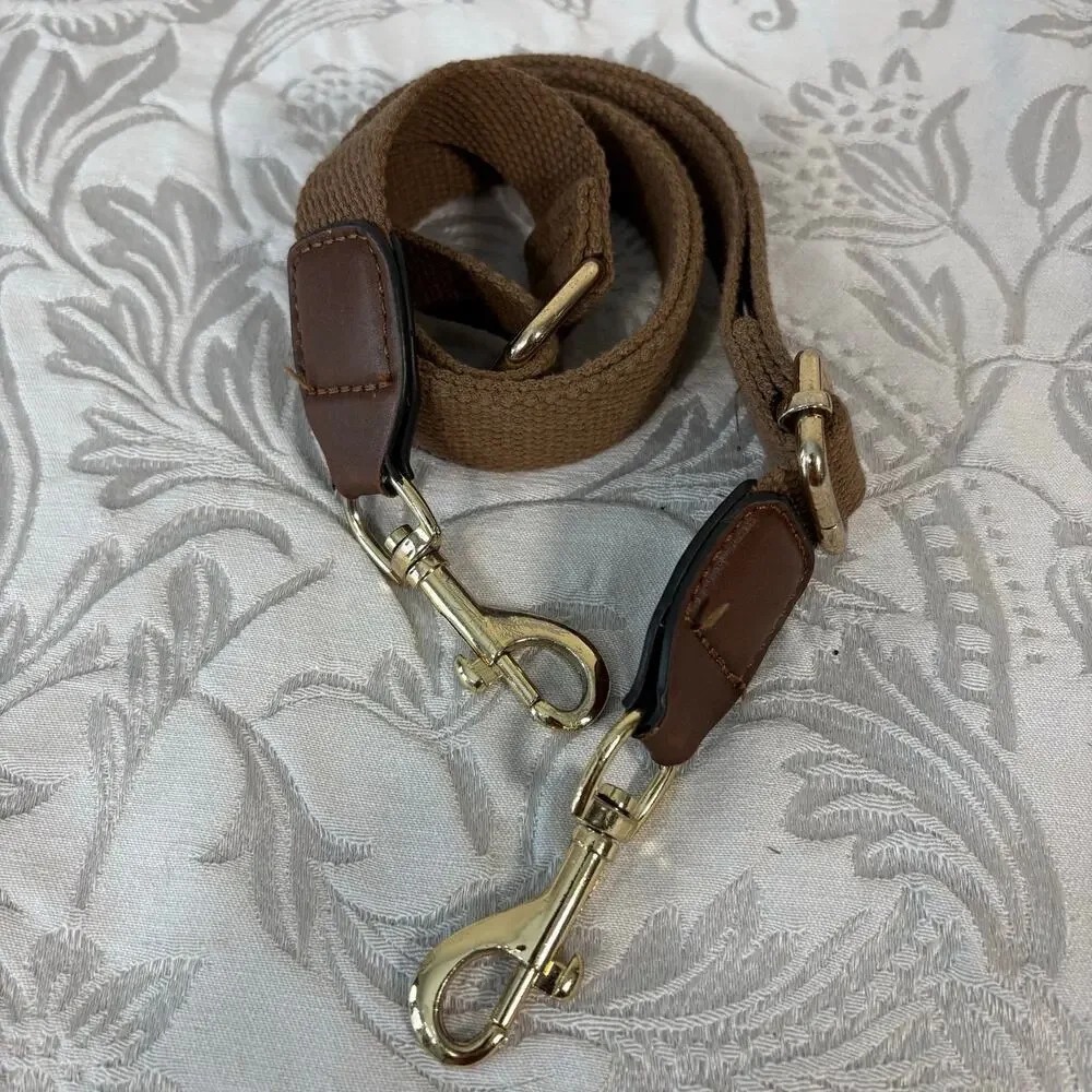 DETACHABLE PURSE STRAPS Lot of 2 Brn Mix & Match Replacement Restyle Heavy Duty - Picture 3 of 5